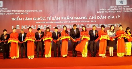 Eröffnung der Ausstellung über die internationale geografische Herkunft 2014