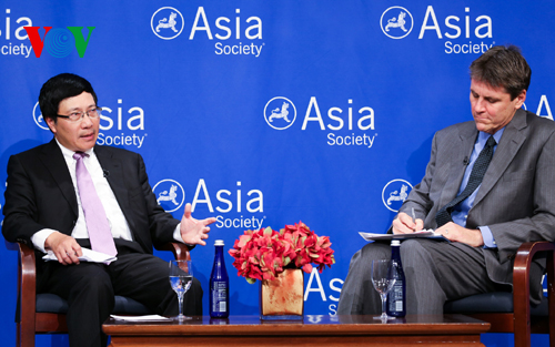 Vize-Premierminister Pham Binh Minh führt zahlreiche Treffen am Rande der UN-Vollversammlung durch