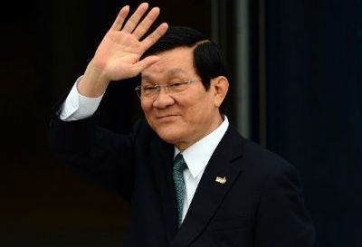 Staatspräsident Truong Tan Sang nimmt am Asien-Afrika-Gipfeltreffen teil