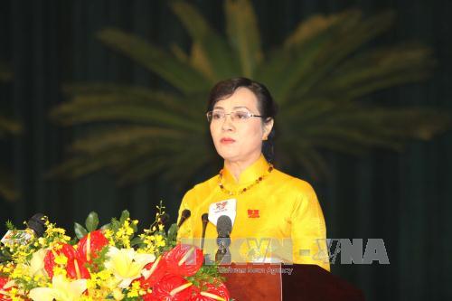 Eröffnung der 5. Sitzung des Volksrates der 9. Legislaturperiode von Ho-Chi-Minh-Stadt