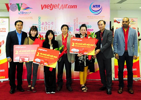 Die Provinzen begrüßen ausländische Touristen im Neujahr