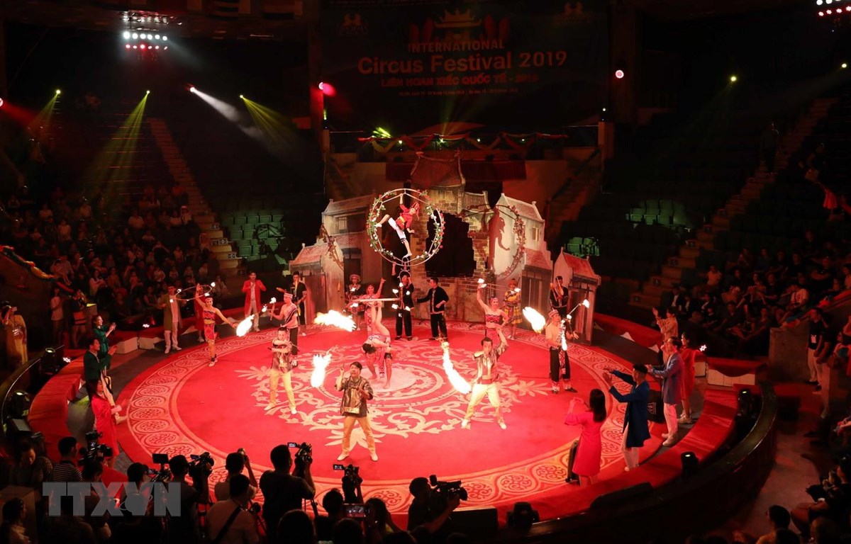 Das internationale Zirkusfestival 2019 in Hanoi