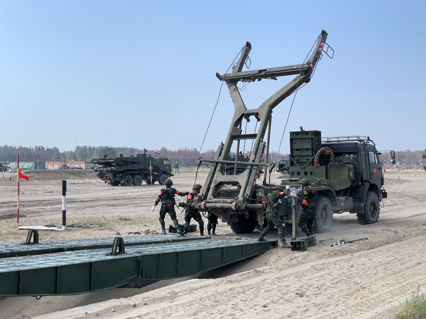 Army Games 2021: Vietnams Pionierteam geht ins Finale des Wettbewerbs “Sichere Route”