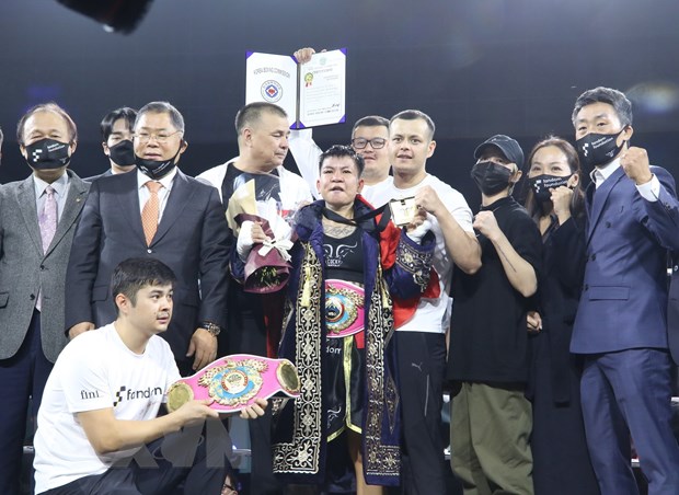 Boxerin Nguyen Thi Thu Nhi gewinnt WBO-Meisterschaft