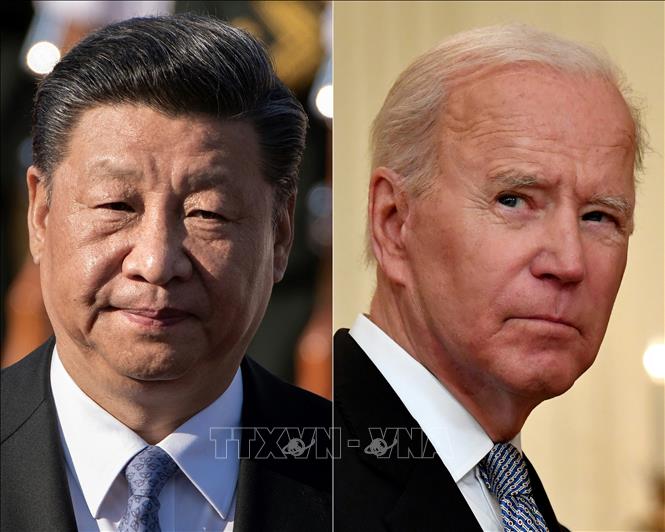 US-Präsident Joe Biden und Chinas Staatspräsident Xi Jinping beginnen einen Online-Gipfel
