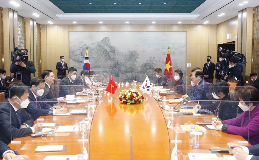 Vietnam und Südkorea unterstützen den Ausbau der Beziehungen zur umfassenden strategischen Partnerschaft im Jahr 2022
