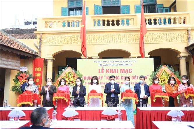 Kulturraum in der Stätte zum Andenken an Präsident Ho Chi Minh