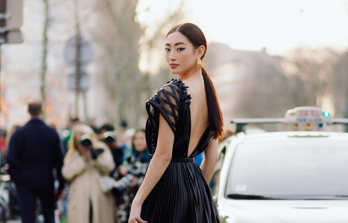 Vietnamesische Schönheitsköniginnen und Zweitplatzierte hatten einen beeindruckenden Auftritt bei der Paris Fashion Week