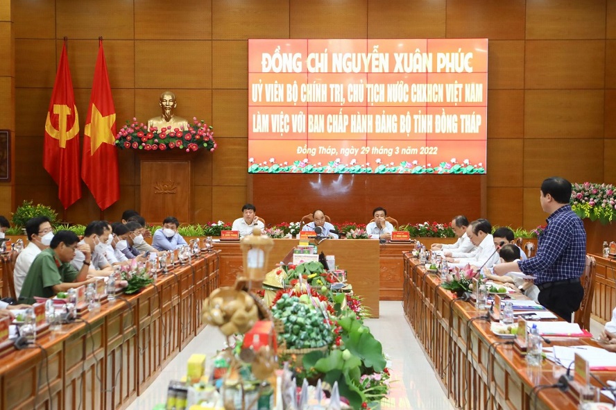 Staatspräsident Nguyen Xuan Phuc: Dong Thap soll die Genossenschaftswirtschaft entwickeln