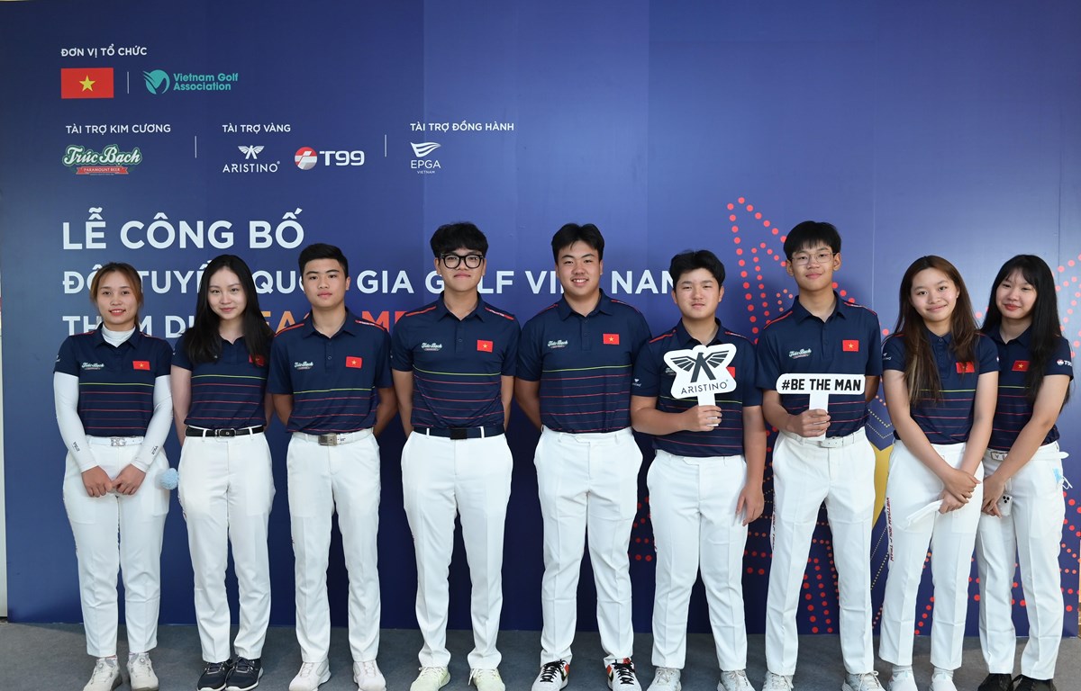 Vietnamesisches Golfteam nimmt an den 31. SEA Games mit vielen Mitgliedern unter 18 Jahren teil