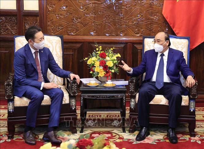 Staatspräsident Nguyen Xuan Phuc empfängt den Exekutivdirektor von CICA