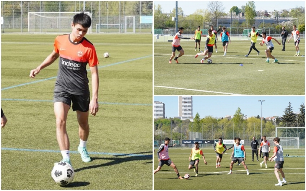 Zwei vietnamesische U17-Fußballspieler erhalten Komplimente von ehemaligen Bundesligaspielern