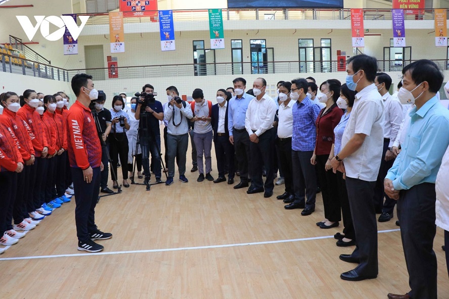 Vize-Premierminister Vu Duc Dam überprüft die Vorbereitungen für die 31. Südostasienspiele in Bac Ninh