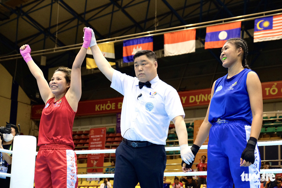 Fünf vietnamesische Sportler werden für die Goldmedaille im Kickboxen bei den 31. SEA Games kämpfen