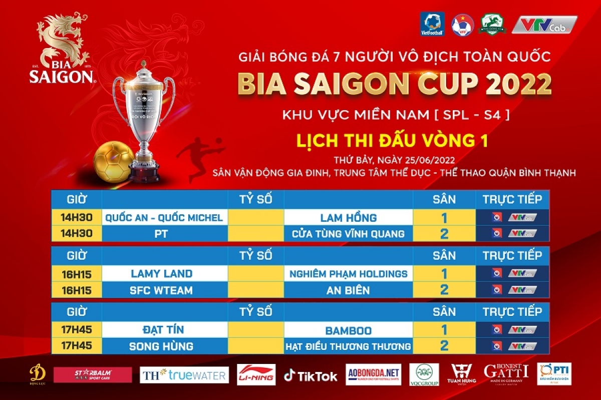 Start des 7-gegen-7-Fußballturniers in Südvietnam
