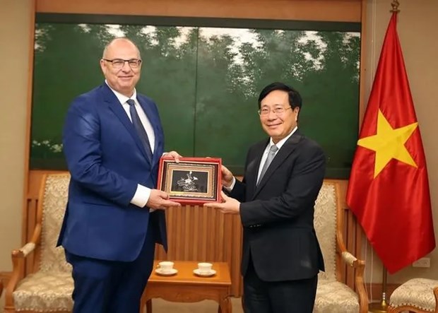 Vize-Premierminister Pham Binh Minh empfängt den dänischen Botschafter