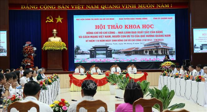 Wissenschaftliches Seminar „Vo Chi Cong – ein ausgezeichneter Leiter der vietnamesischen Partei und Revolution“