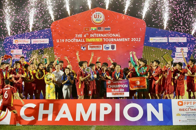 Vietnam gewinnt das internationale U19-Fußballfreundschaftsturnier 2022