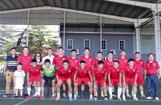 Fußballspiele zur Feier des Jahres der Freundschaft und Solidarität zwischen Vietnam und Laos