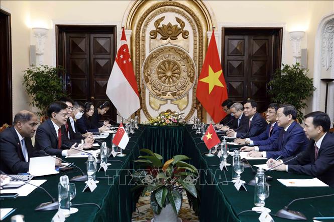Vertiefung der strategischen Partnerschaft zwischen Vietnam und Singapur