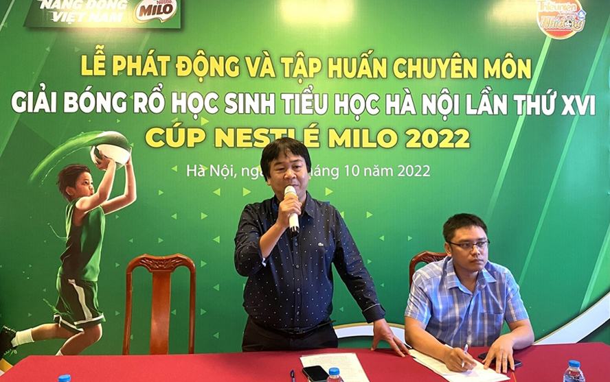 150 Teams nehmen am Basketballturnier der Grundschüler in Hanoi im Jahr 2022 teil