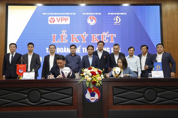 Der vietnamesische Fußball erhält ein Sponsoring von 3,7 Millionen Euro