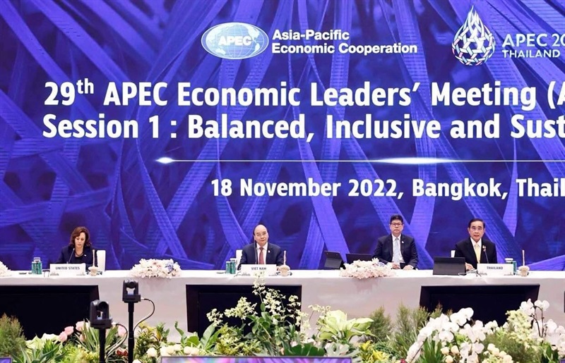 Staatspräsident Nguyen Xuan Phuc bei Abschlusszeremonie des APEC-Gipfels
