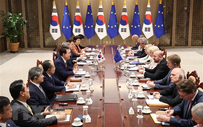 Südkorea und die EU wollen die Partnerschaft in vielen Bereichen fördern
