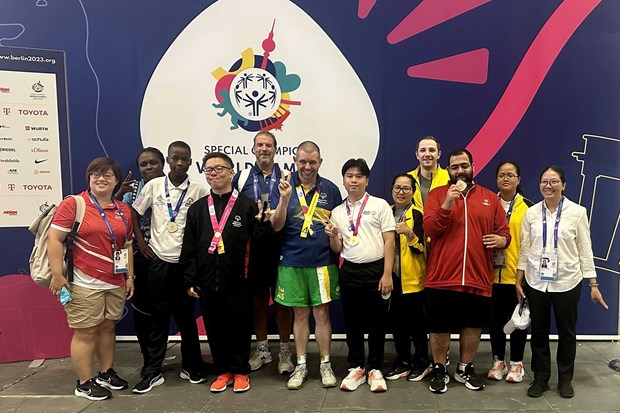 Vietnams Sportdelegation gewinnt die erste Goldmedaille bei Special Olympics World Games Berlin