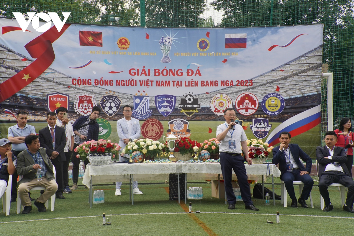 Eröffnung des Fußballturniers der vietnamesischen Gemeinschaft in Russland