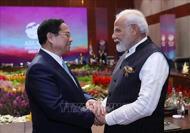 Premierminister Pham Minh Chinh nimmt an der ASEAN-Indien-Konferenz teil