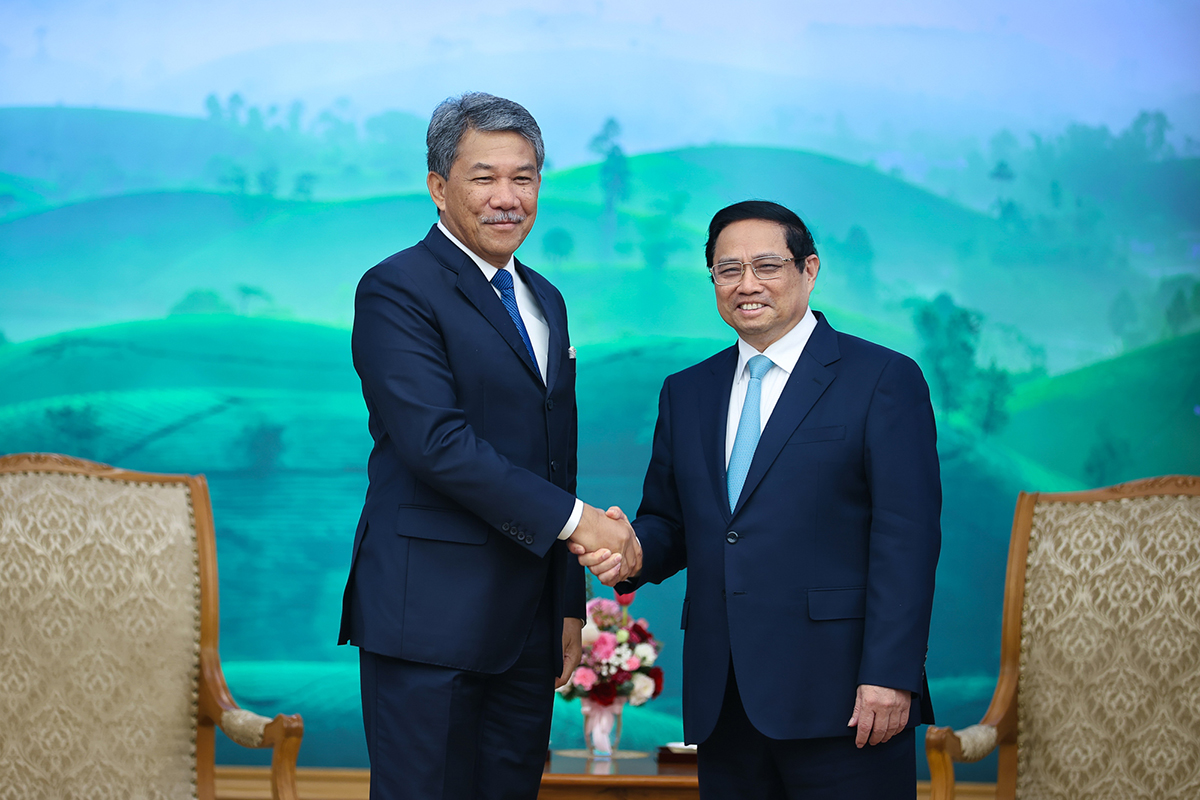 Premierminister Pham Minh Chinh empfängt den malaysischen Verteidigungsminister