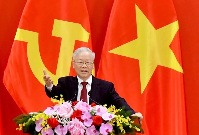 KPV-Generalsekretär Nguyen Phu Trong stellt seine Führungsrolle deutlich unter Beweis