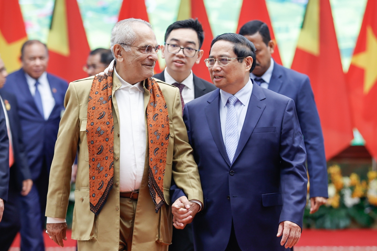 Premierminister Pham Minh Chinh trifft Timor-Lestes Präsident José Ramos-Horta