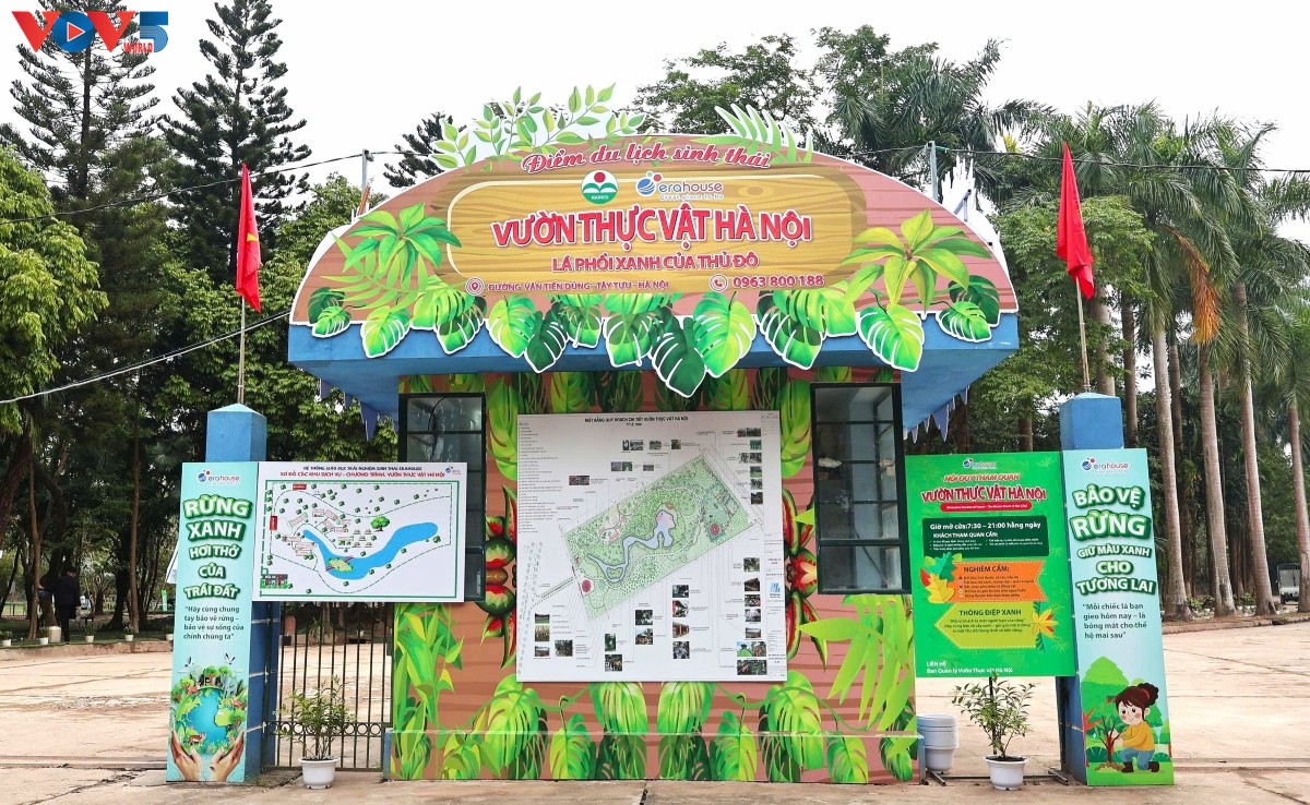 Botanischer Garten von Hanoi: Ein attraktives grünes Touristenziel