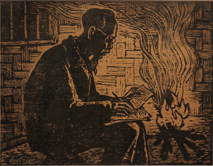 호찌민 주석에 대한 인상적인 그림