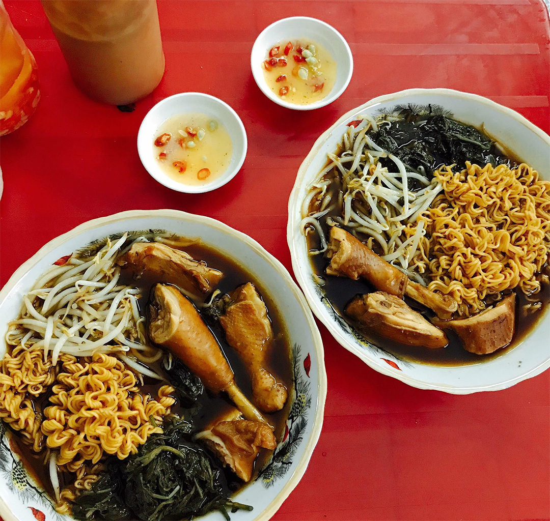 추운 겨울, 라면 맛집