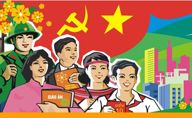 베트남 응에안성, 8월 혁명과 9·2 독립 기념일 80주년 기념 대형 선전 포스터 전시