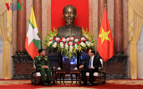 chủ tịch nước trần đại quang tiếp thống tướng myanmar hình 2 chu tich nuoc tran dai quang tiep thong tuong myanmar hinh 2