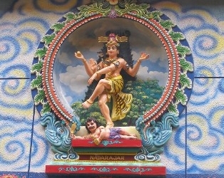 Der hinduistische Tempel in Ho Chi Minh Stadt