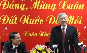 KPV-Generalsekretär besucht staatliche Nachrichtenagentur