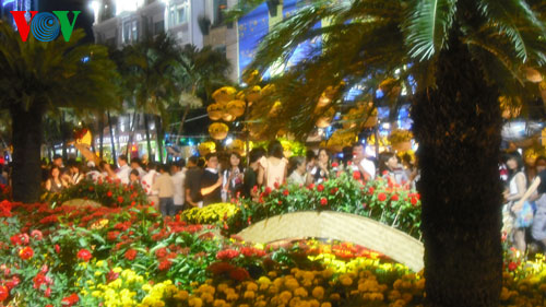 Bürger im ganzen Land feiern das Neujahrsfest Tet