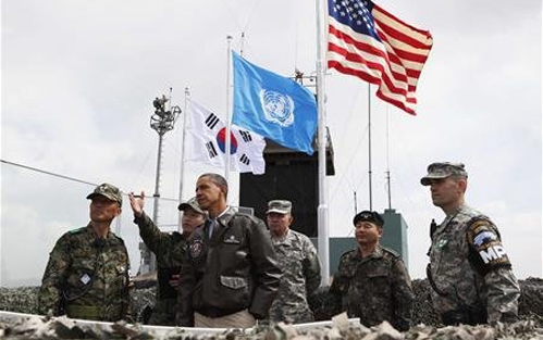 US-Präsident Barack Obama zu Gast in Südkorea