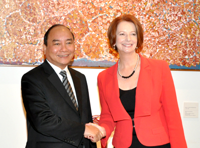Vizepremierminister Nguyen Xuan Phuc besucht Australien