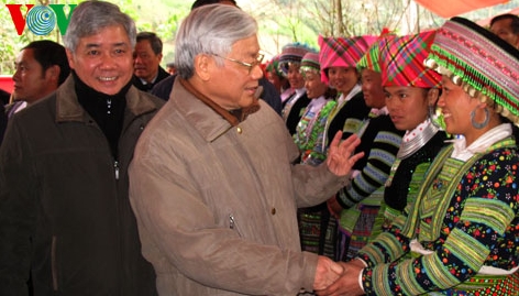 KPV-Generalsekretär Nguyen Phu Trong besucht Provinz Yen Bai