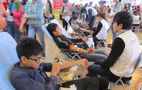 Blutspende im Jahr 2013 gestartet