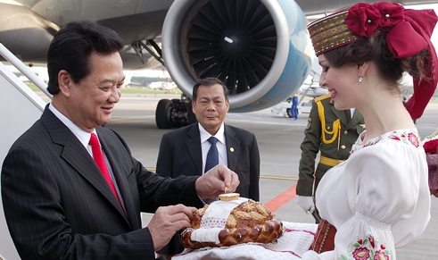 Premierminister Nguyen Tan Dung besucht  Weißrussland