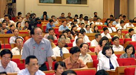 Meinungen der Wähler über die Parlamentssitzung