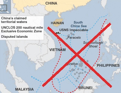 Man kann nicht willkürlich Territorium beanspruchen