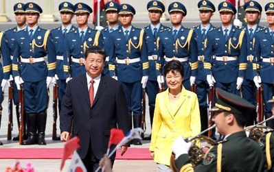 Gipfeltreffen zwischen China und Südkorea